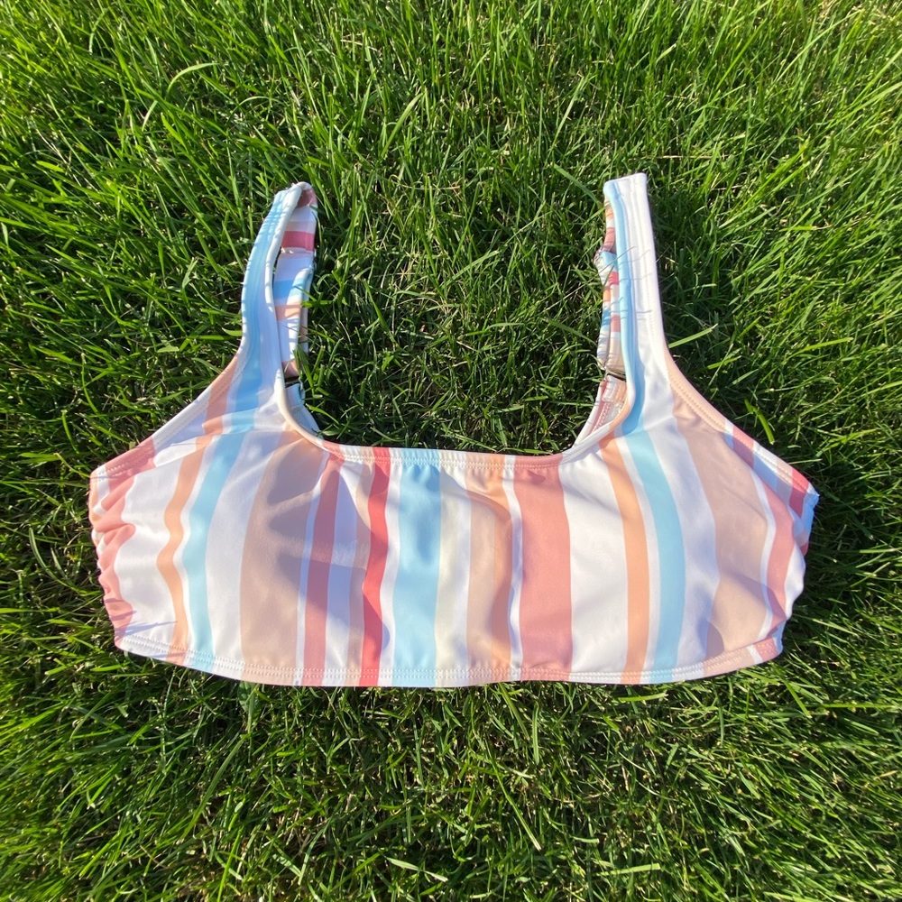 Striped Bikini Top